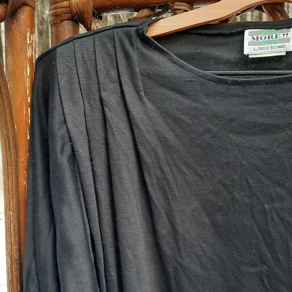 🆕️ Vintage 80s More by Roger Buchard black Skirt Set - Picture 4 of 16